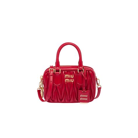 miu miu bag red|Miu Miu bag price.